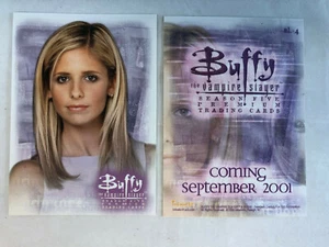 CHEAP PROMO CARD: BUFFY THE VAMPIRE SLAYER SEASON 5 Inkworks 2000 #BL-4 - Picture 1 of 2