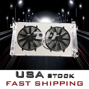 Alu 3Row Radiator Shroud Fan 2*14'' For 1994-2002 Dodge Ram 1500 2500 3.9L V8/V6 - Picture 1 of 12
