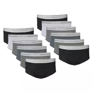 Gildan Herren Slip 100 % Baumwolle cool Spire Unterwäsche 12er-Pack zufällige Farben - Bild 1 von 5