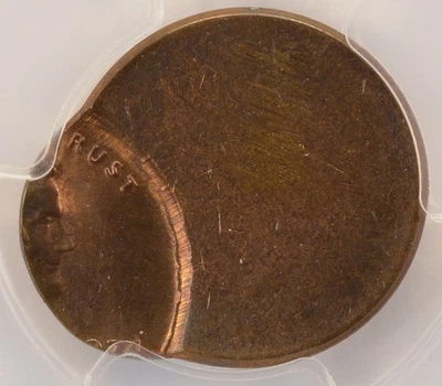 1974-x 1c Lincoln Cent Struck 75% Off-Center PCGS MS64 RB - Imagem 1 de 4