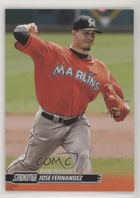 2014 Topps Stadium Club Rainbow Foil Jose Fernandez #175 - Image 1 of 2