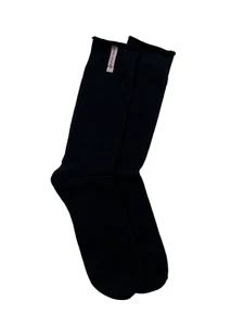 3 x Womens Explorer Lightweight Cotton Crew Ladies Socks Black Shoe Size : 8-11 - Picture 1 of 5