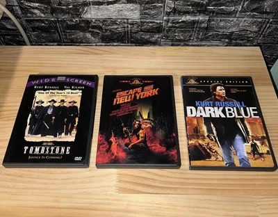 Kurt Russell DVD Lot - Tombstone, Escape from New York, Dark Blue - Image 1 of 4