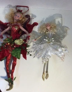 Woodland Fairy Puppe Weihnachtsschmuck TLC beschädigt lesen** - Bild 1 von 10