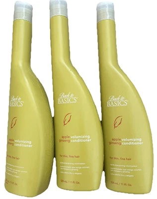 3 Pack Back to Basics Volumizing Hair Conditioner 11 Oz Each Apple Ginseng - Image 1 of 2