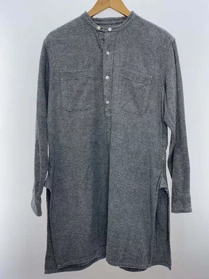 Engineered Garments Long Sleeve Shirt, Size S, Cotton, Gray, Solid Color - Image 1 of 4