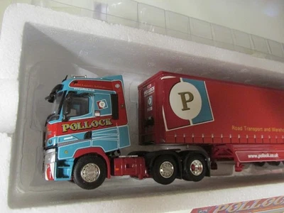 WSI RENAULT TRUCKS T HIGH 6X2 T/STEER+C/SIDE TRAILER-POLLOCK-LTD EDITION-1:50 - Image 1 of 4