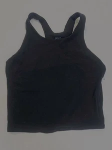 Athleta Girl Size L 12 Racerback Tank Top Crop Cropped Everyday Workout Gym - Picture 1 of 4