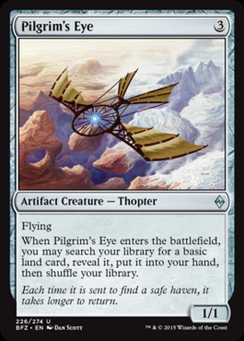 Pilgrim's Eye -Foil Light Play MTG Battle for Zendikar - Image 1 of 1