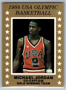 1984 USA Olympic Basketball Michael Jordan Gold - HOF EX *TEXCARDS* - Picture 1 of 2