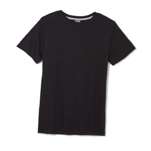 Boys' Short Sleeve Crewneck Tee 7 Black - Picture 1 of 5