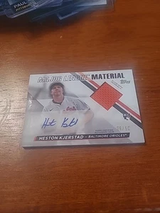 2024 Topps UD Keston Kjerstad MLM Auto Relic RC #MLMAU-HK #25/50 Made C003670 - Picture 1 of 2