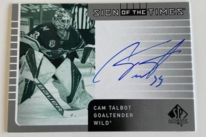 NHL Card-Cam Talbot-Retro Sign Of The Times-SP Authentic 2021-22-Wild - Bild 1 von 2