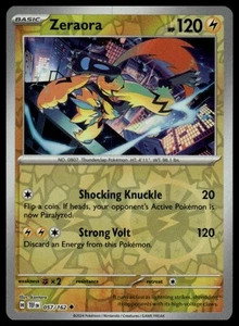 SV05: Temporal Forces #057/162 Zeraora Reverse Holo - Picture 1 of 2