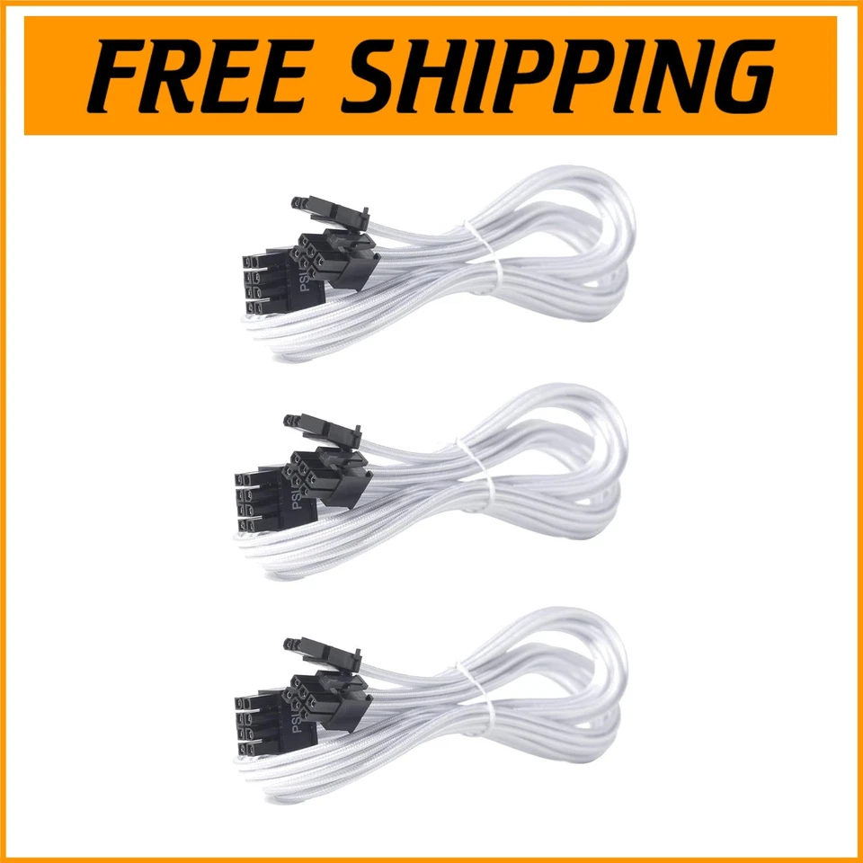 Heat Resistant 65CM PCI-E Cable for GPU Power - Corsair & Thermaltake Compatible - Image 1 of 4