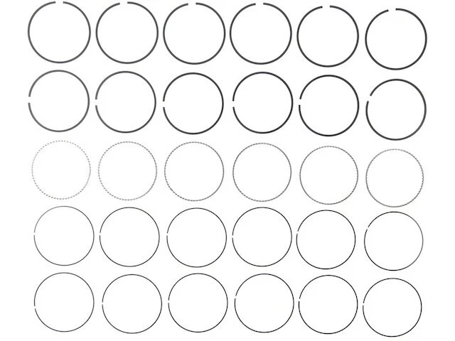 Juego de anillos de pistón 81SQRT37 para Chrysler Concorde Intrepid 1998 1999 2000 2001 Foto 1 de 1