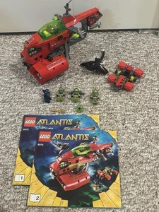 LEGO Atlantis: Neptune Carrier (8075) W/ Manual & Minifigures - Picture 1 of 7