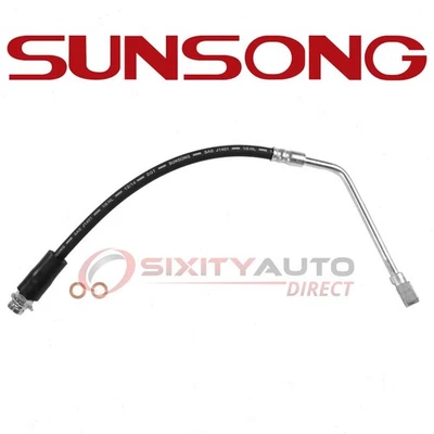 Sunsong Front Left Brake Hydraulic Hose for 1988-1999 Chevrolet K1500 - ri - Imagem 1 de 4
