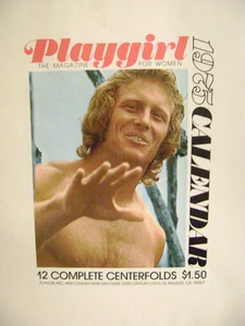 RARE "PLAYGIRL 1975 CALANDER" IN MINT CONDUITION WITH SLEEVE - Picture 1 of 8