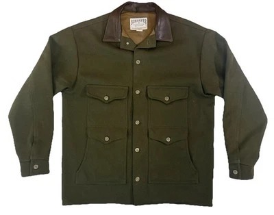 Schaeffer Outfitter Men’s XL Wool Jacket Made In USA! Olive Green Style 207 - Image 1 of 4
