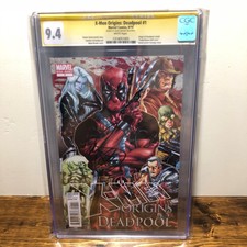 X-Men Origins Deadpool (2010) #1 CGC 9.4 SS Comic Signed by Mark Brooks