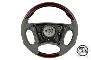 Mercedes Benz Sportlenkrad Anthrazit Wurzelholz E-Klasse W210 W208 W463 - Picture 1 of 2