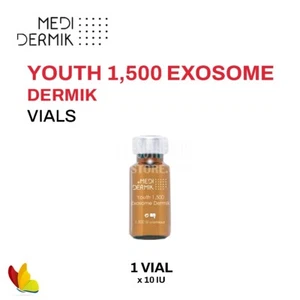 Youth 1,500 Exosome Dermik (Lyophilized) Vials By Medidermik - Picture 1 of 15