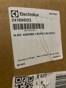 Genuine OEM Electrolux Frigidaire Refrigerator Slide Assembly 241894223 (NEW) - Picture 1 of 1