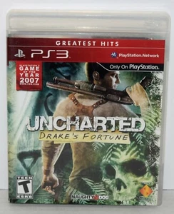 Uncharted Drake's Fortune PlayStation 3 PS3 Game FREE SHIPPING !!! - Picture 1 of 3