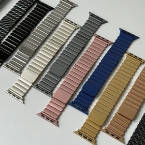 Magnetic Strap iWatch Band For Apple Watch Series Ultra 9 8 7 6 5 SE Metal 49mm - Picture 1 of 17