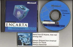 Microsoft Encarta Encyclopedia 2000 Very Good - Picture 1 of 2