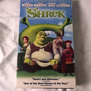 Shrek Special Edition (VHS Tape 2001) Mike Myers Cameron Diaz Eddie Murphy - Imagen 1 de 8