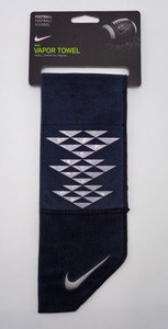 blue nike football towel