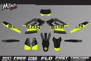 Sur-Ron Storm Bee 2023 2024 Fluo Neon Yellow Graphics Kit Decals Stickers Surron - Picture 1 of 2