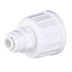 3/4" BSP to 1/4" Pushfit Tap Adaptor Drinking Water Feed Connection Fitting - Picture 1 of 5
