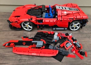 LEGO TECHNIC Ferrari Daytona SP3 42143 (MISSING A LOT OF PIECES SOLD AS IS) C10 - Picture 1 of 7