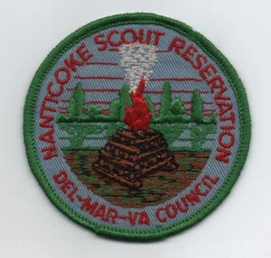 Parche Reserva Scout Nanticoke (Consejo Del-Mar-VA.), Borde verde, usado - Imagen 1 de 1