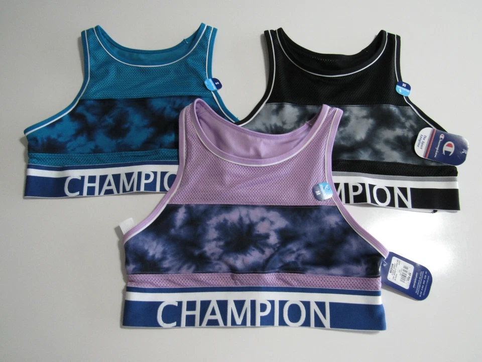Champion Womens Moderate Support Tye Dye Sports Bra Nwt - Image 1 of 1