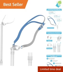 Comfort & Durability: P10 Series Replacement Set with Snug-Fit Headgear & Tube - Imagen 1 de 11