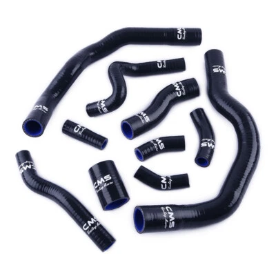 Silicone Radiator Heater Black Hose Set for 2000-2008 Mini Cooper S R52 R53 Foto 1 de 4