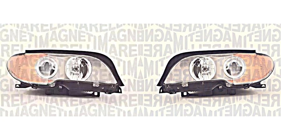 Bi-Xenon Headlight Pair D2S For BMW E46 63126935732 63126935731 MAGNETI MARELLI - Изображение 1 из 1