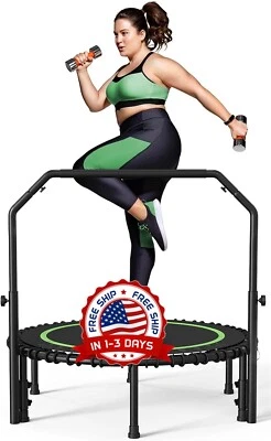 Trampolin para ejercicio fitness de 40" adultos y ninos niños plegable brincolin - Image 1 of 4