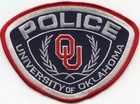 UNIVERSITY OF OKLAHOMA OK CAMPUS POLICE PATCH