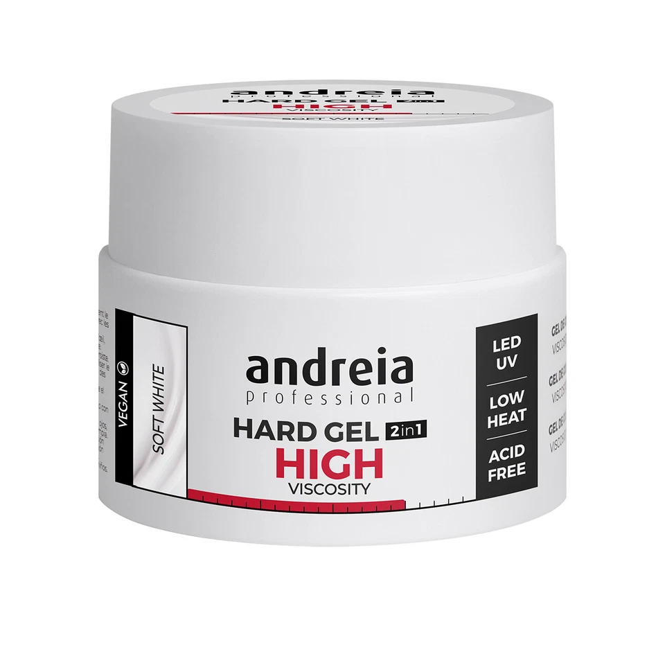 Andreia Professional Hard Gel â High Viscosity â Soft White 44g