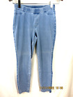 Isaac Mizrahi Live Sz 4/P Cotton/Spandex Light Blue Pull On Jeans Pants Trousers