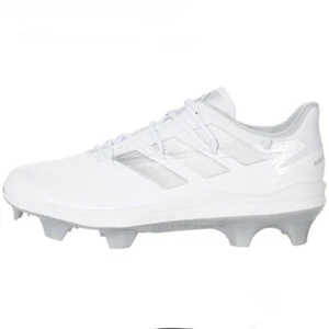 Adidas Adizero Afterburner Pro White Silver Baseball Cleats FZ4225 Men Size 6.5 - Picture 1 of 9