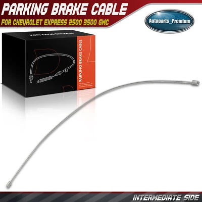 Cable de freno de estacionamiento intermedio para Chevrolet Express 2500 3500 GMC Savana 2500 Foto 1 de 4