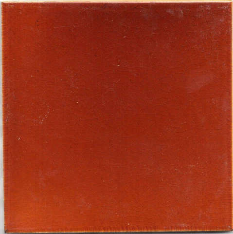 Terracotta Brown Original period Art Nouveau Majolica antique field tile 6x6 Cover