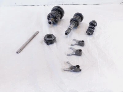 1986-1999 Yamaha Virago 1100 XV1100 Transmission Gears & Shift Drum w/ Forks - Image 1 of 4