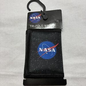 NASA Tri Fold Canvas Wallet, New K3